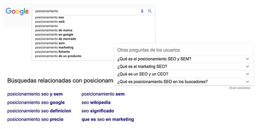 seo on page palabras clave